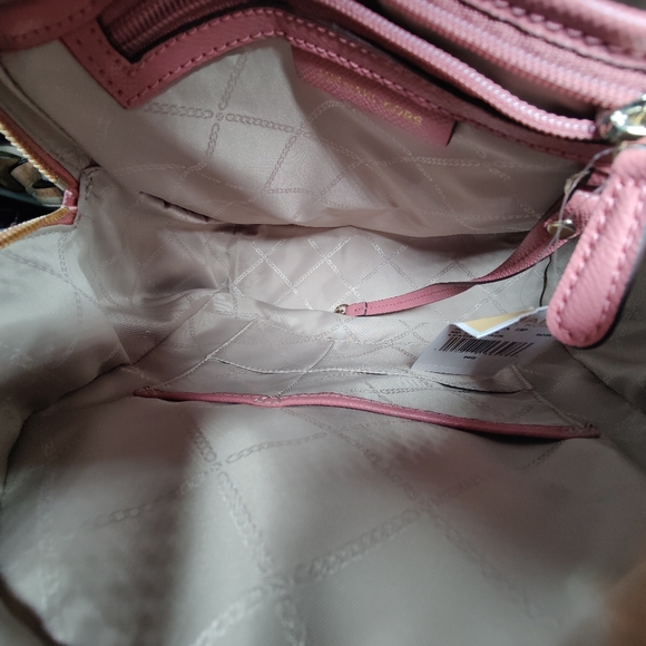 NWT Michael Kors Rhea Backpack In Rose - Picture 8 of 15